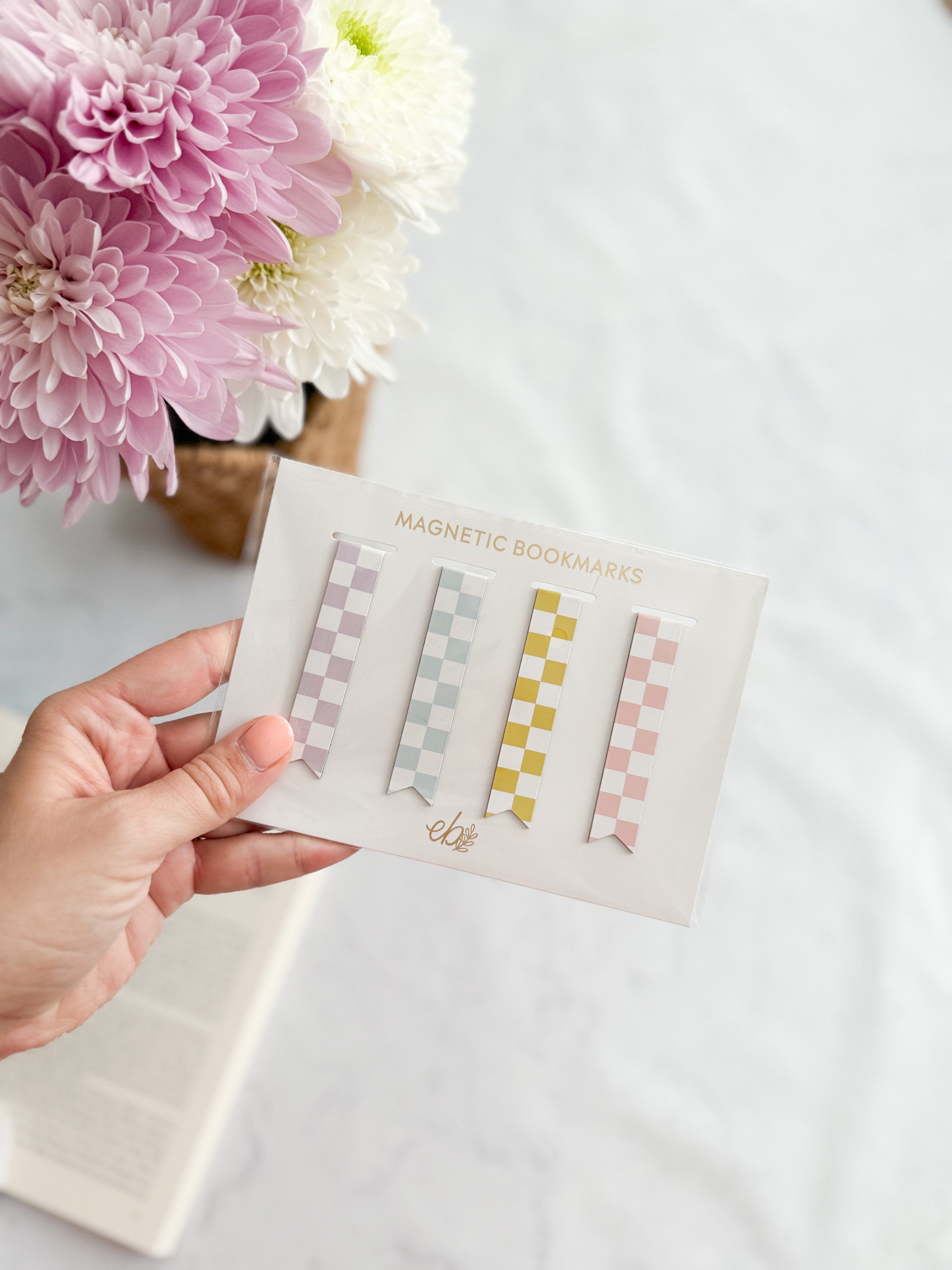 Set of 4 Magnetic Bookmarks