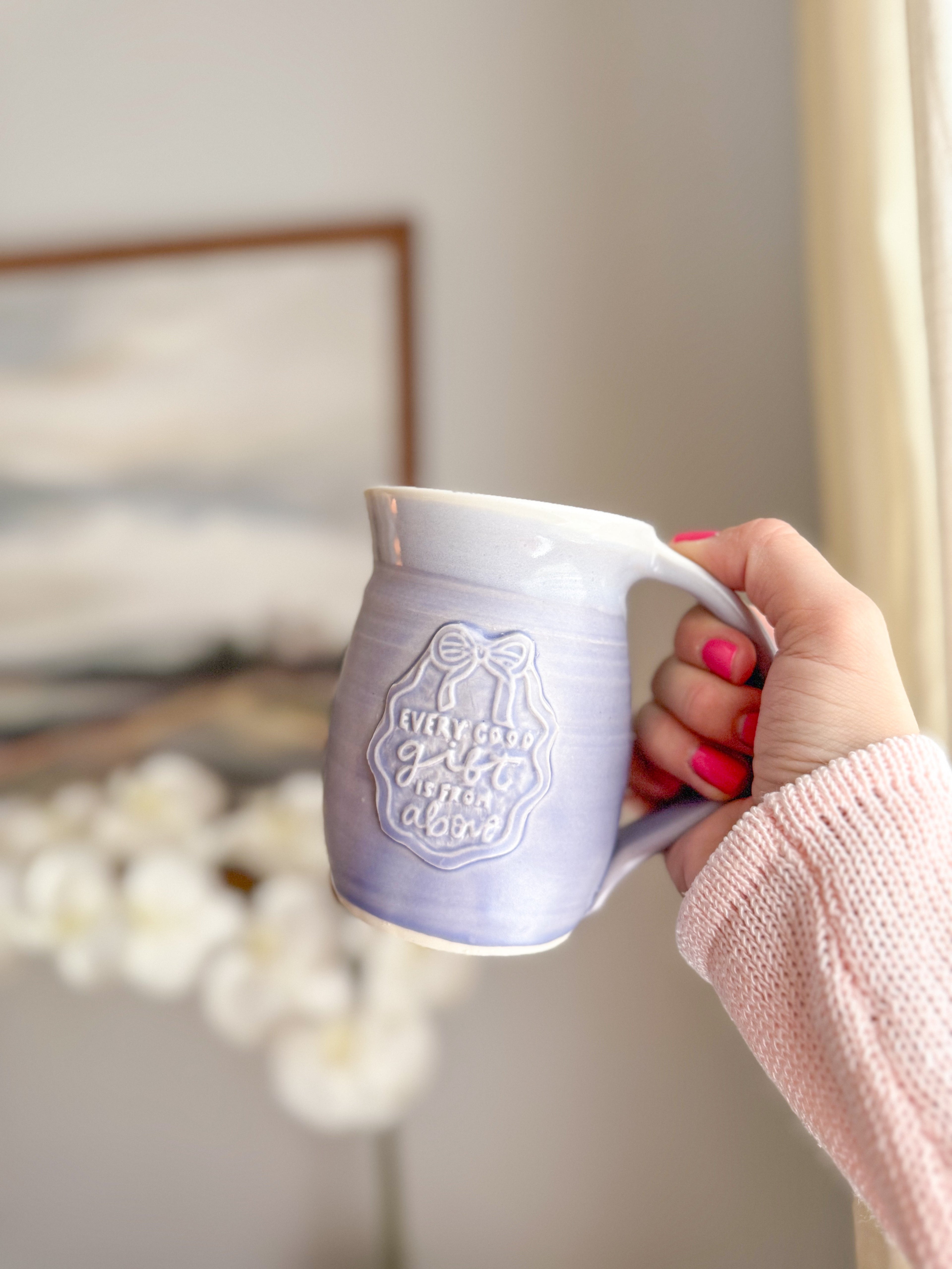 Gift | Lavender 15oz Handmade Mug