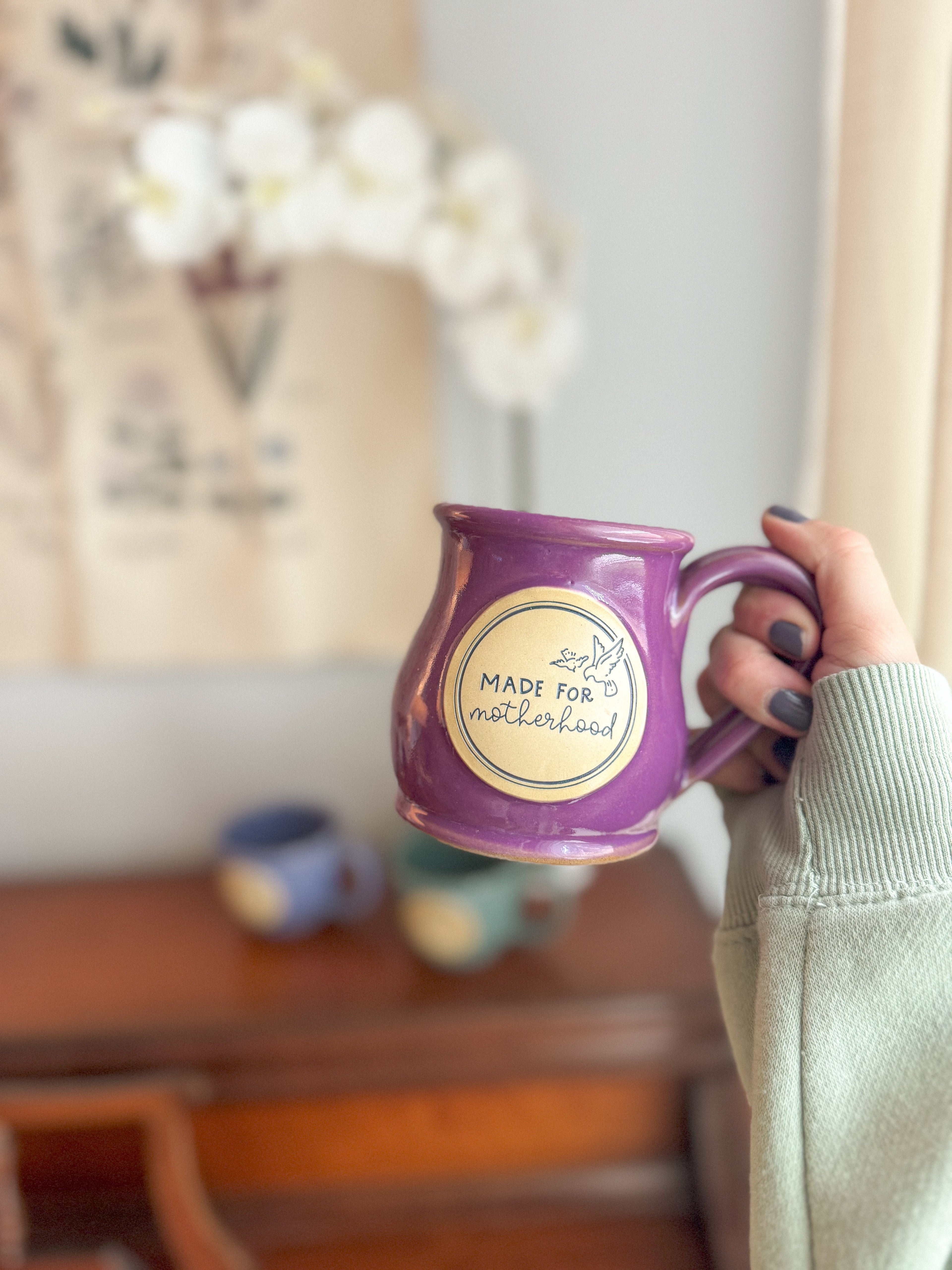 Made For Motherhood | Lilac 11oz Handmade Mug
