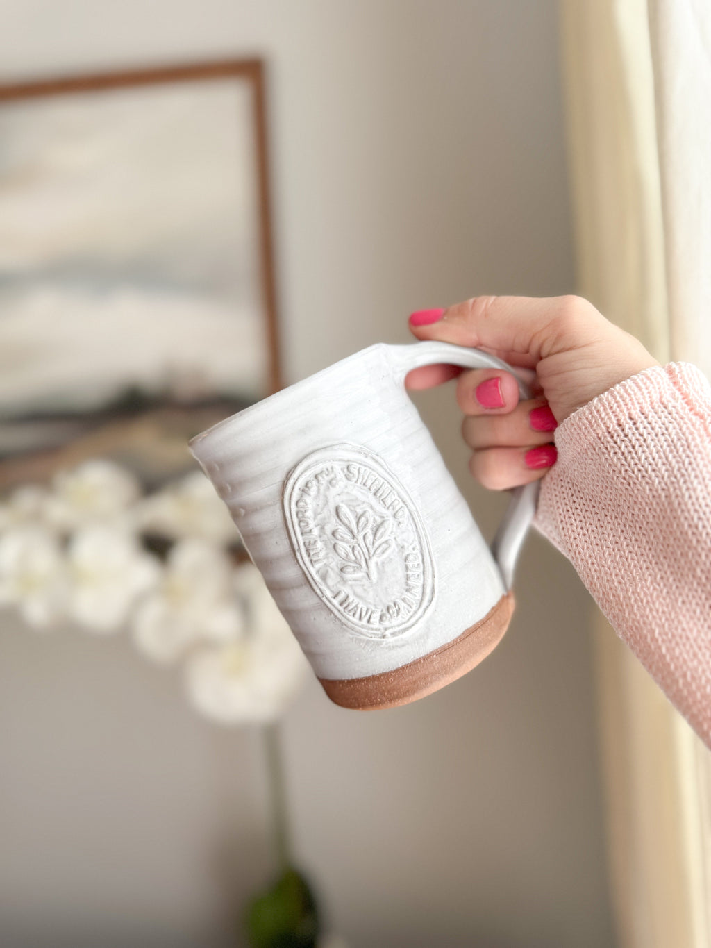 Shepherd | White 15oz Handmade Mug