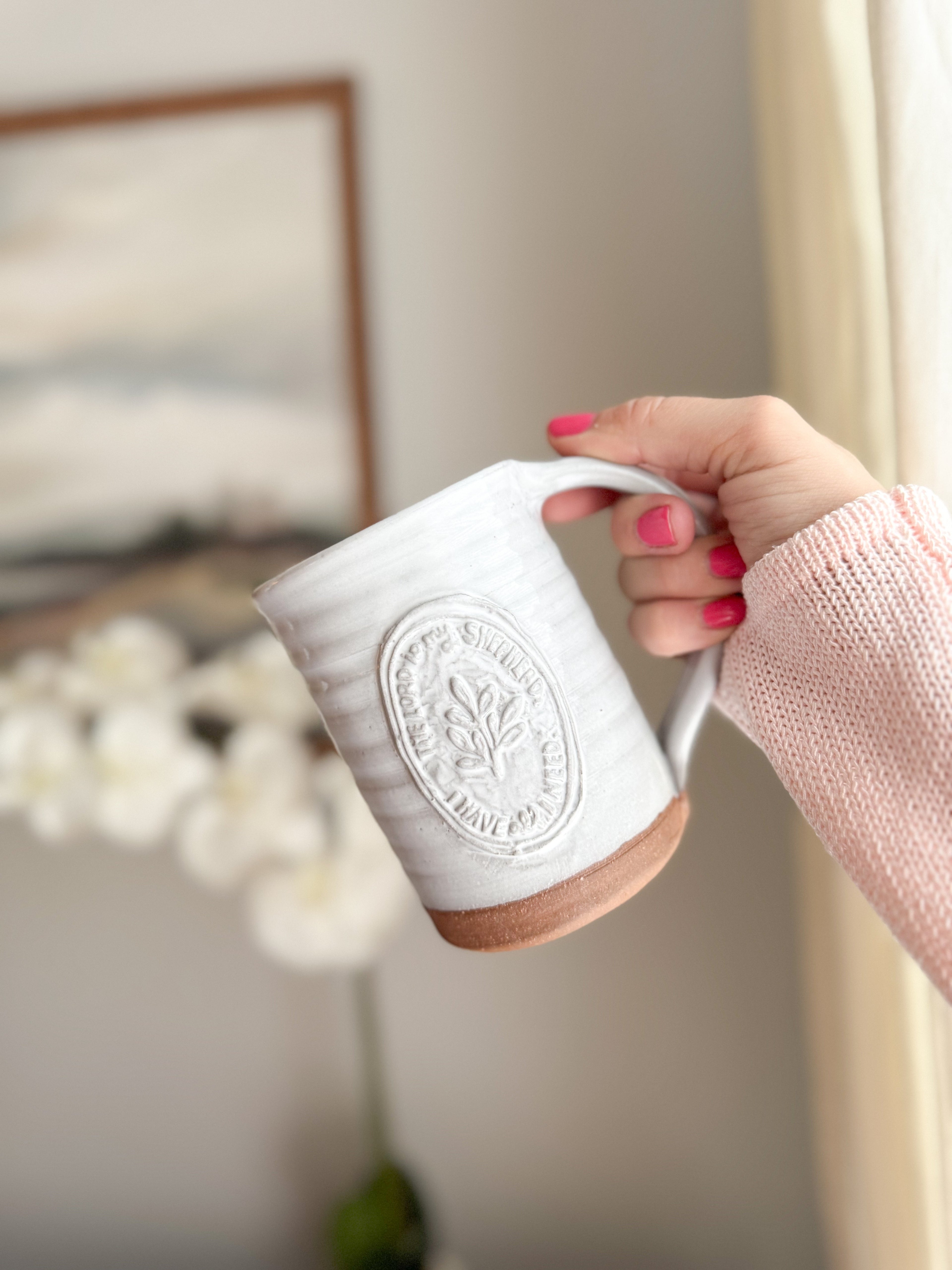 Shepherd | White 15oz Handmade Mug