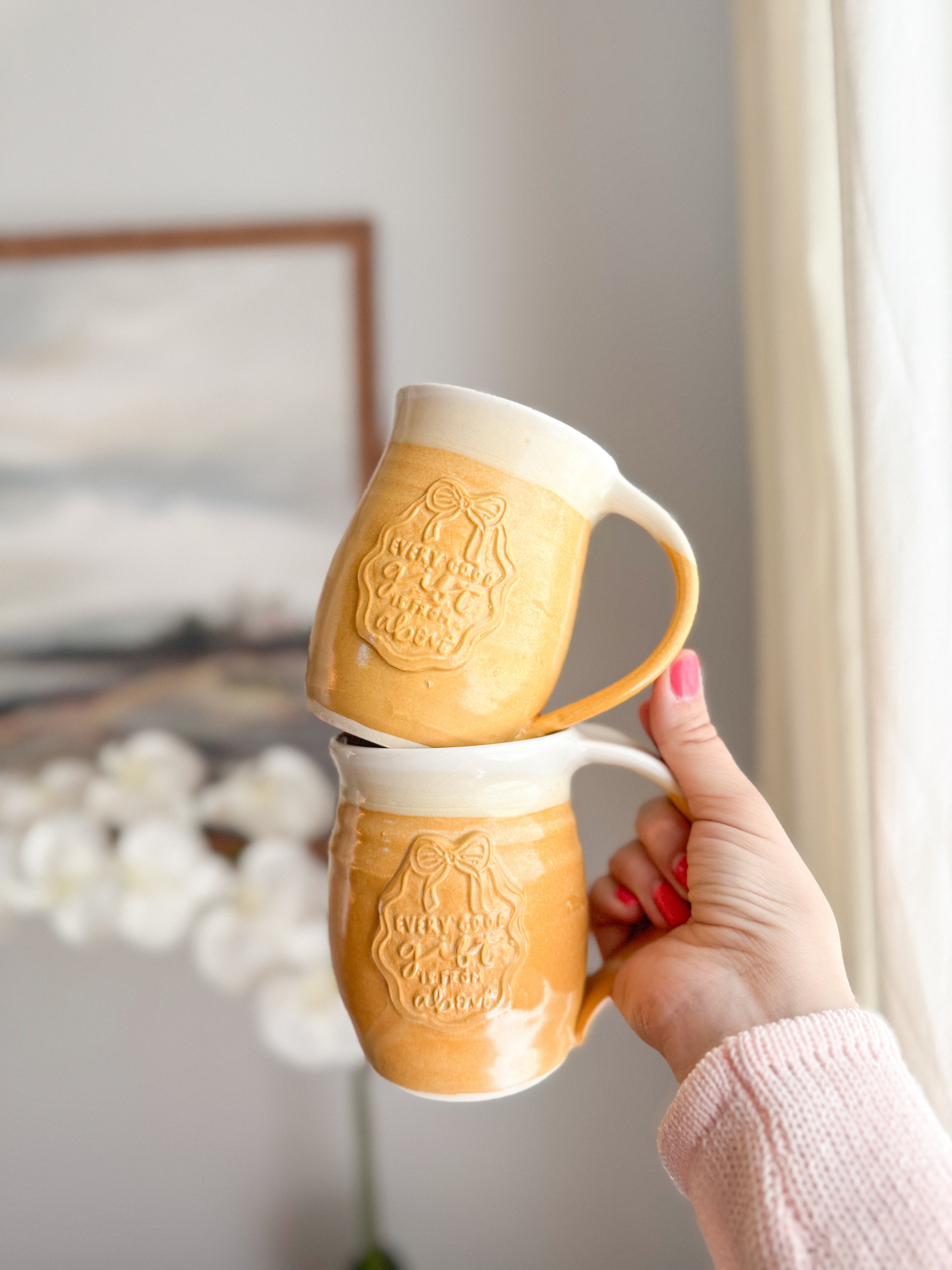 Gift | Golden 15oz Handmade Mug