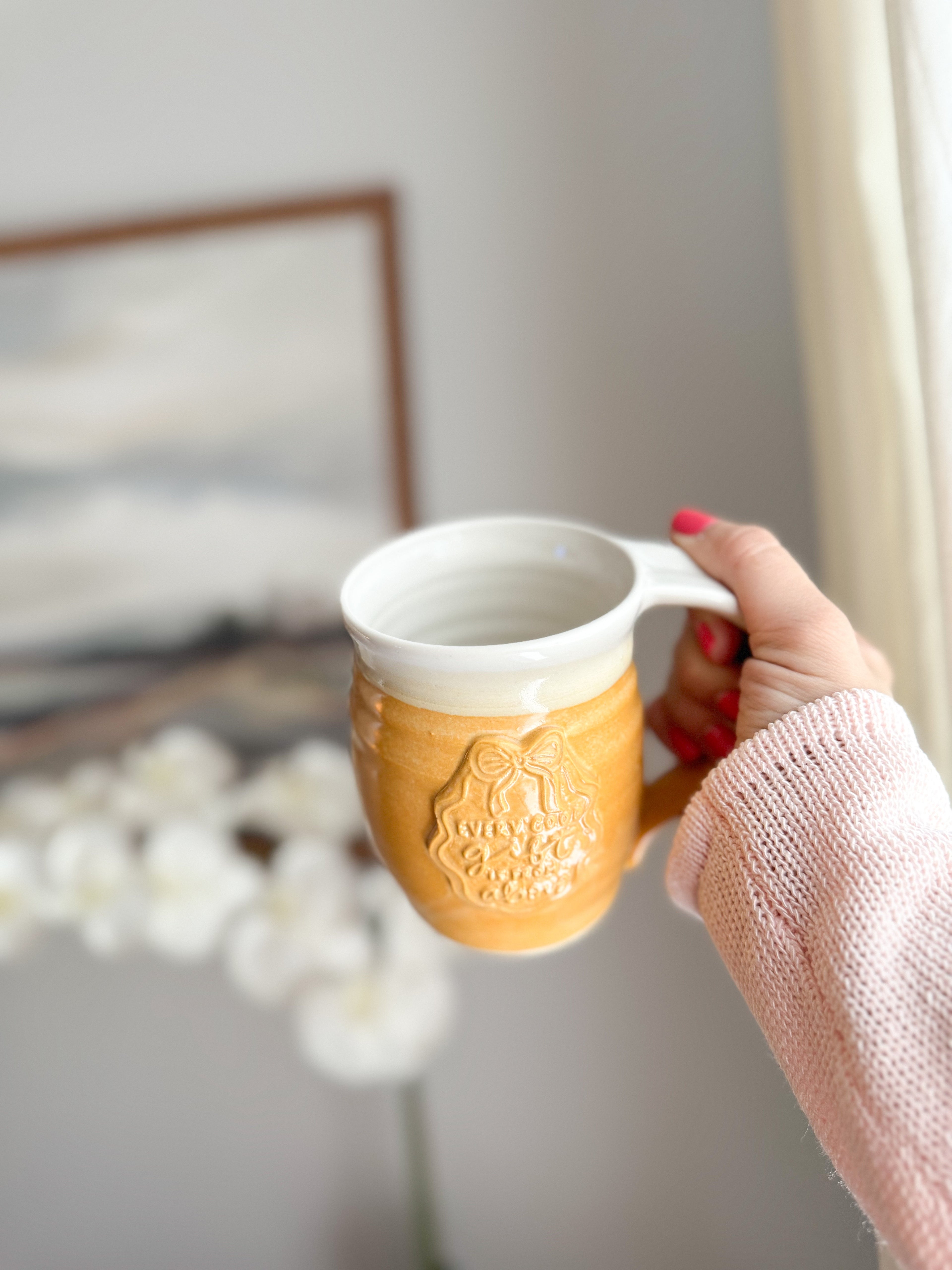Gift | Golden 15oz Handmade Mug