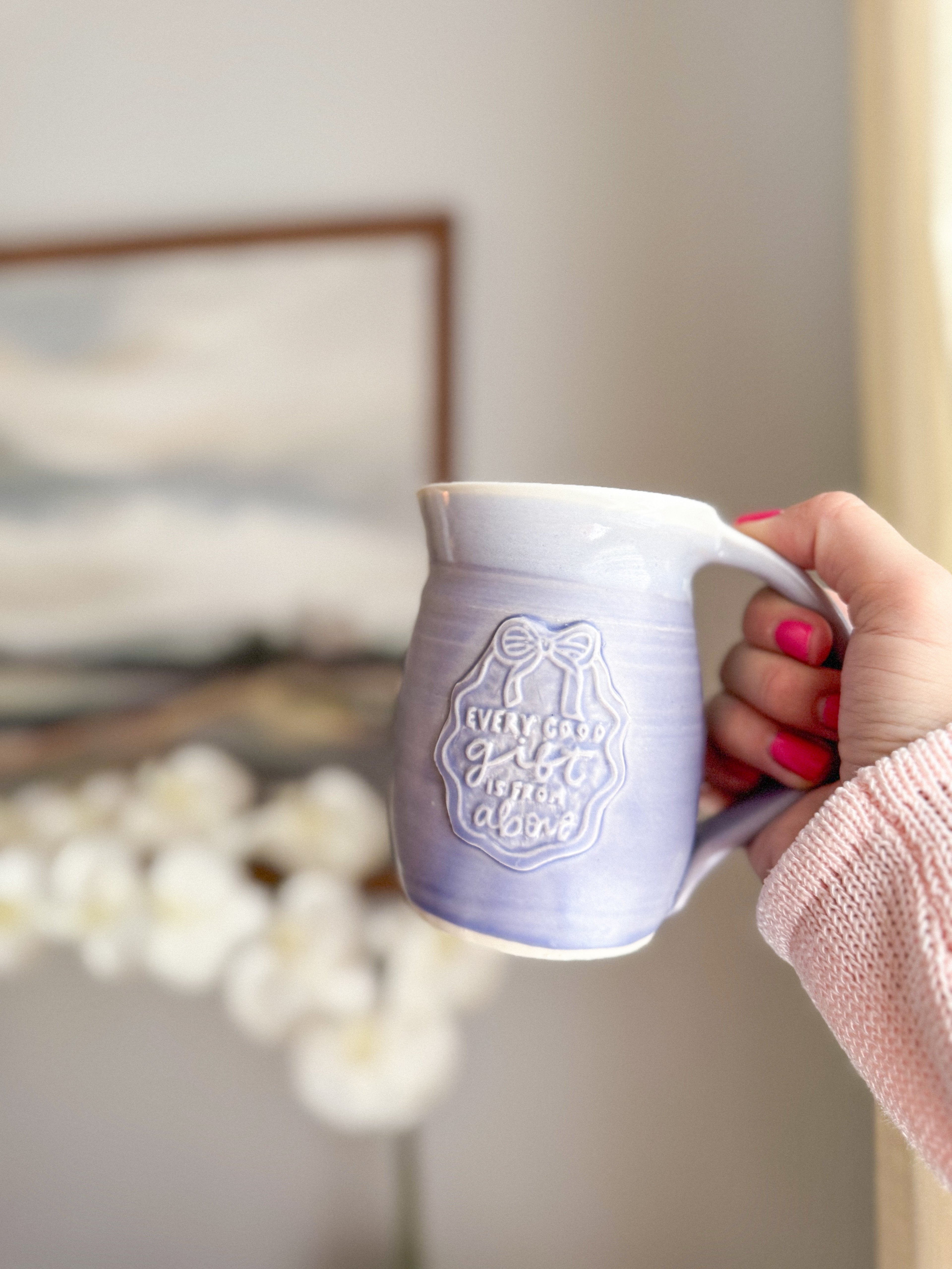 Gift | Lavender 15oz Handmade Mug