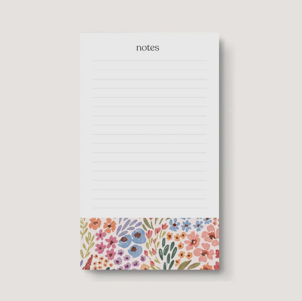 Country Blooms Notepad 4x6