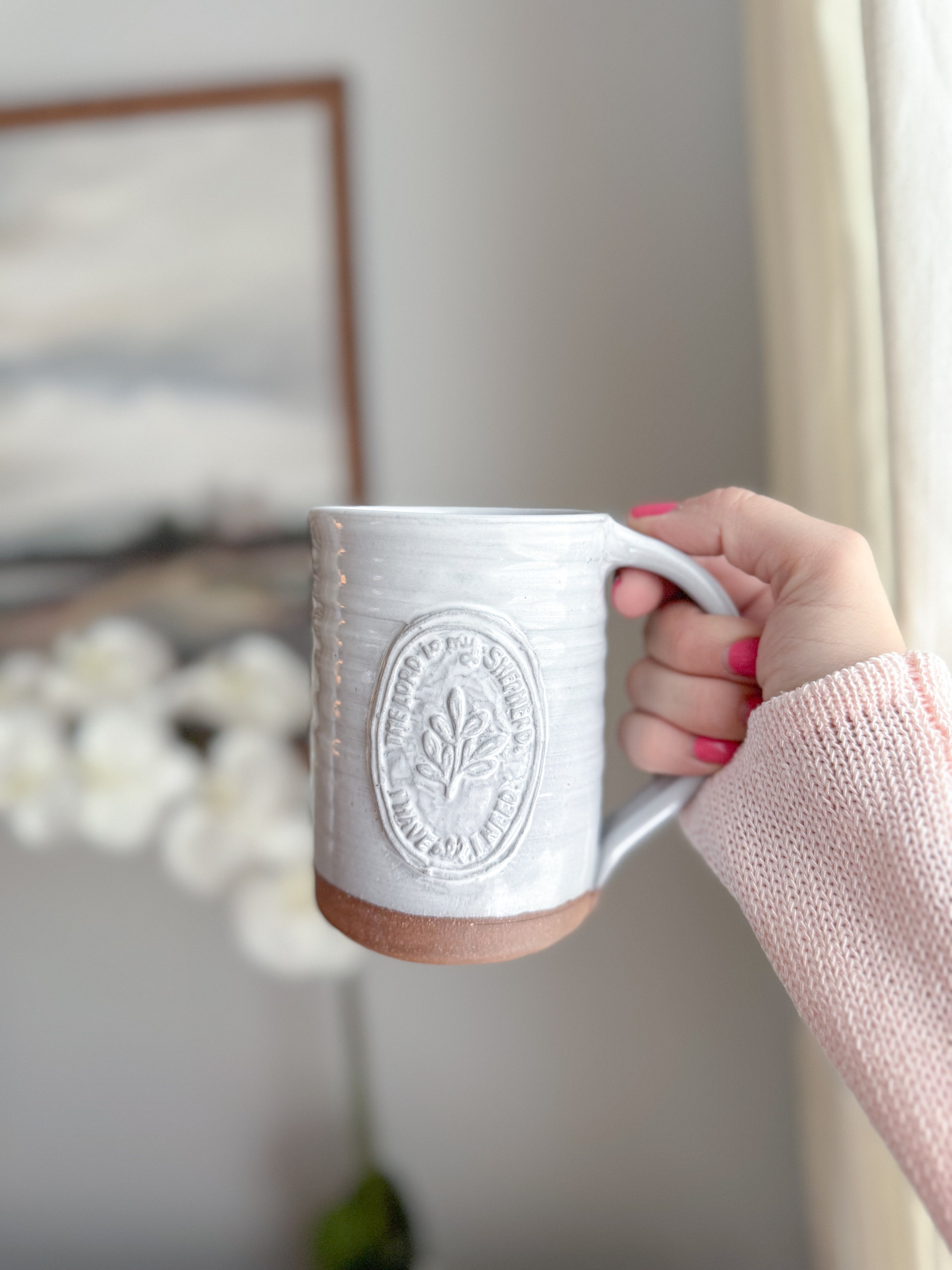 Shepherd | White 15oz Handmade Mug