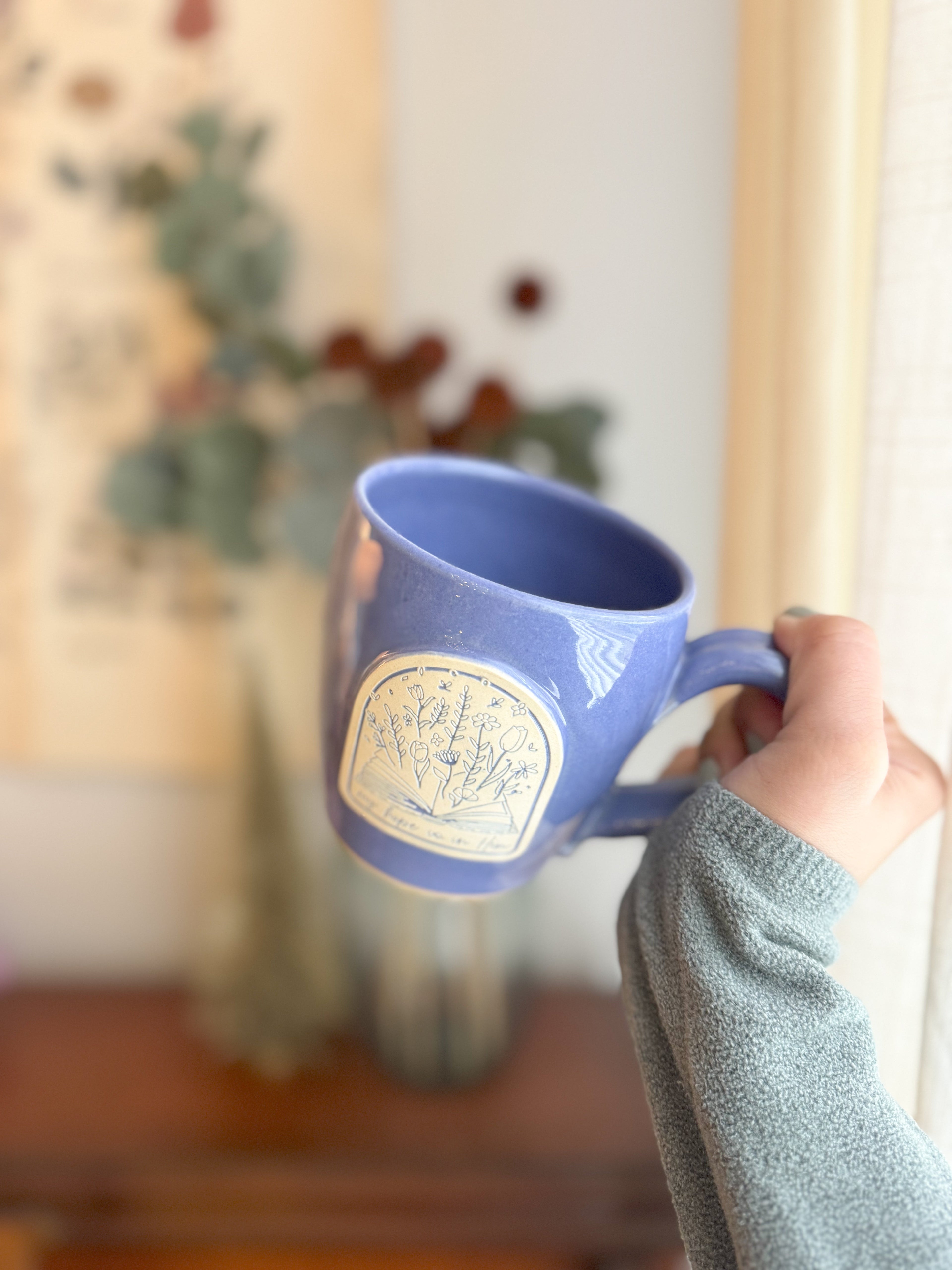 Hope | 14oz Periwinkle Handmade Mug