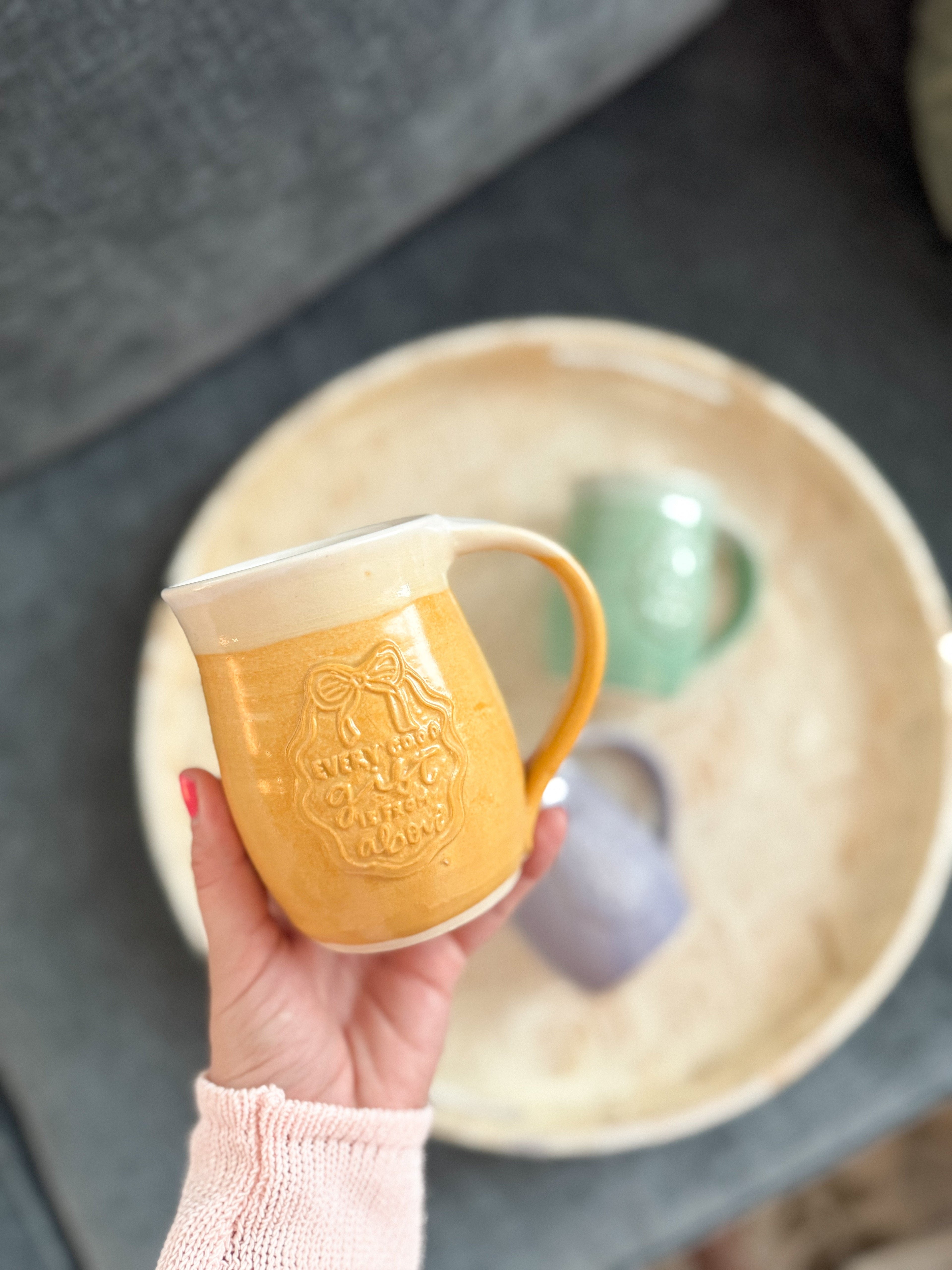 Gift | Golden 15oz Handmade Mug