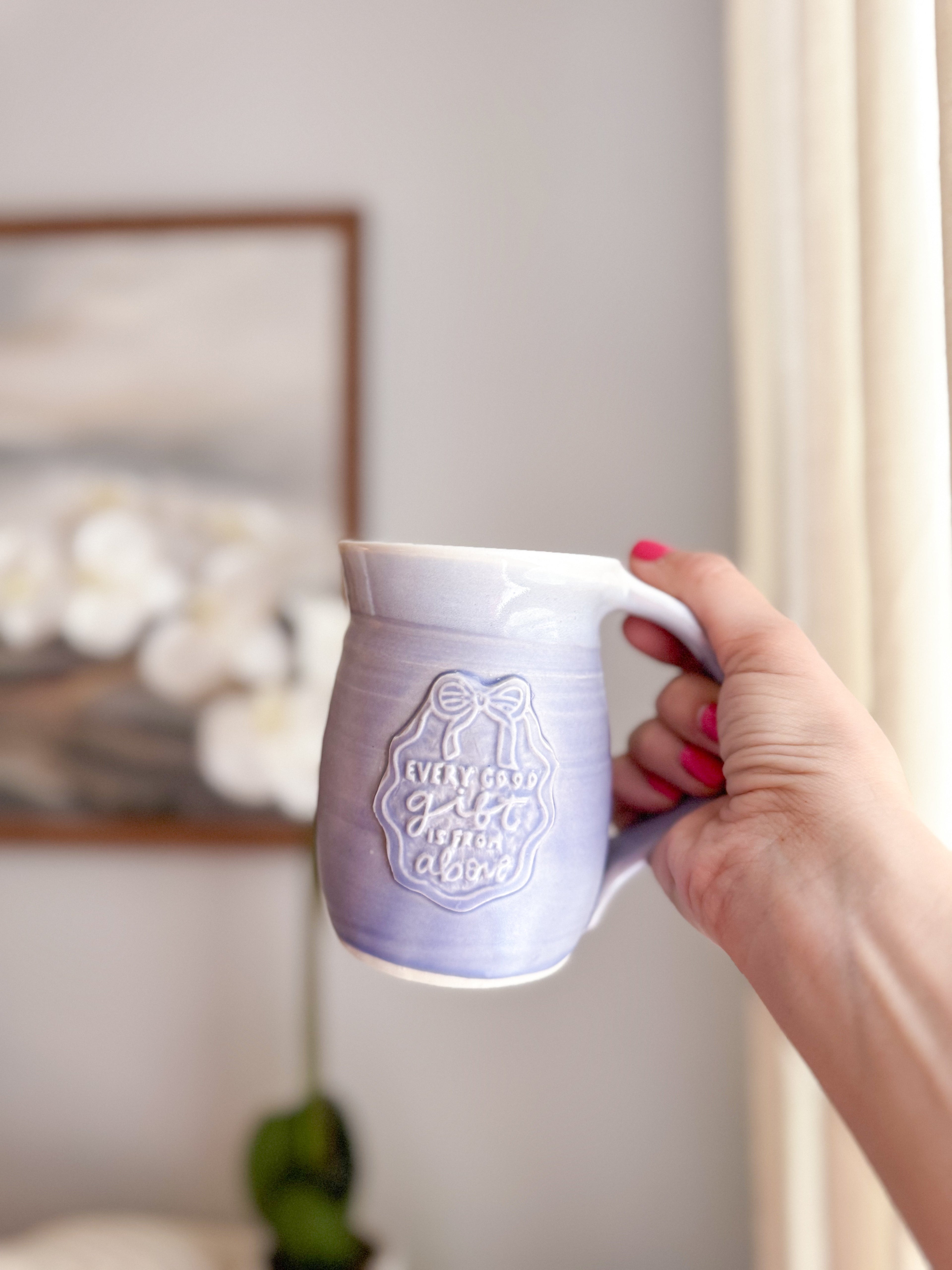 Gift | Lavender 15oz Handmade Mug
