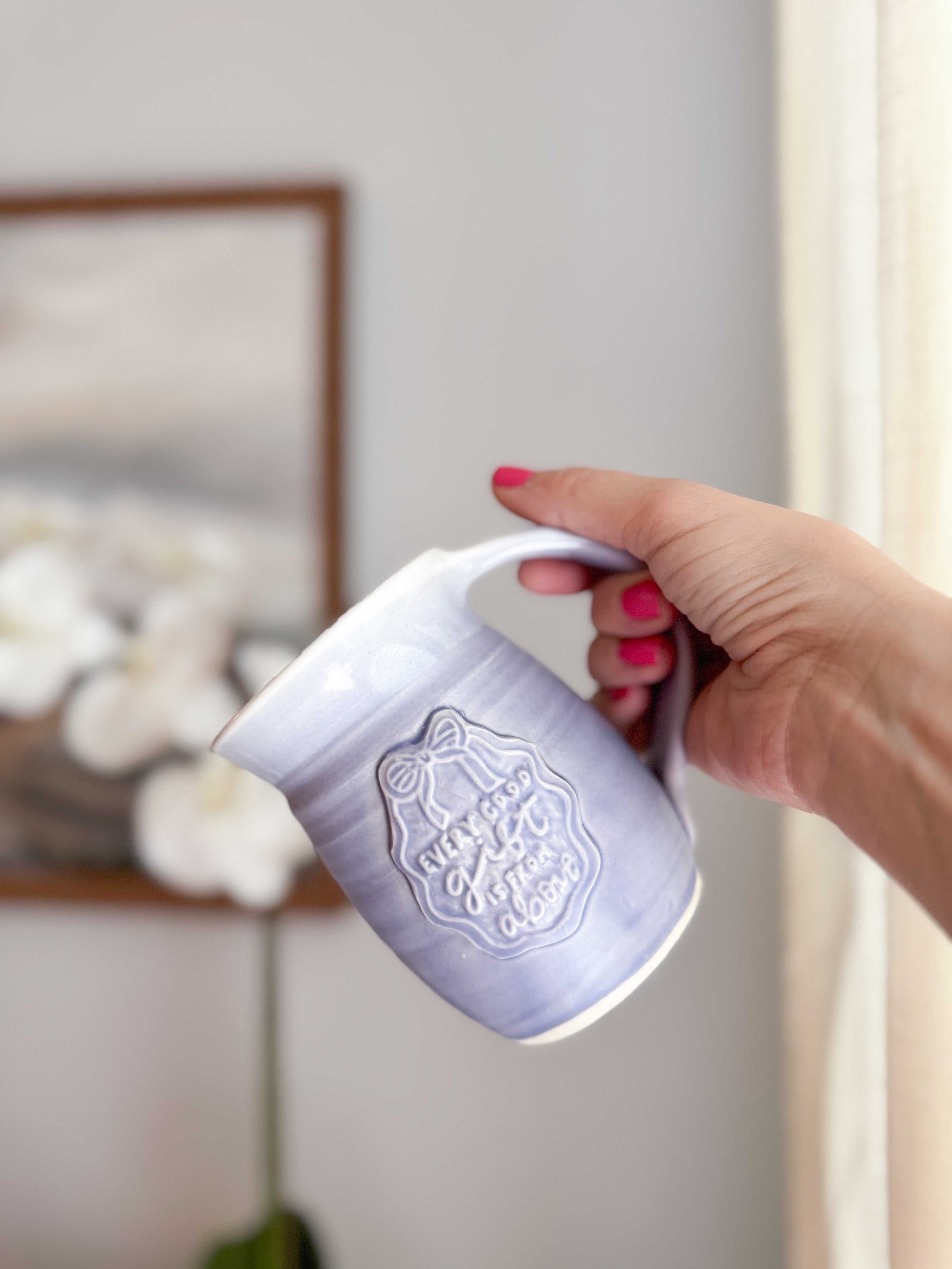 Gift | Lavender 15oz Handmade Mug