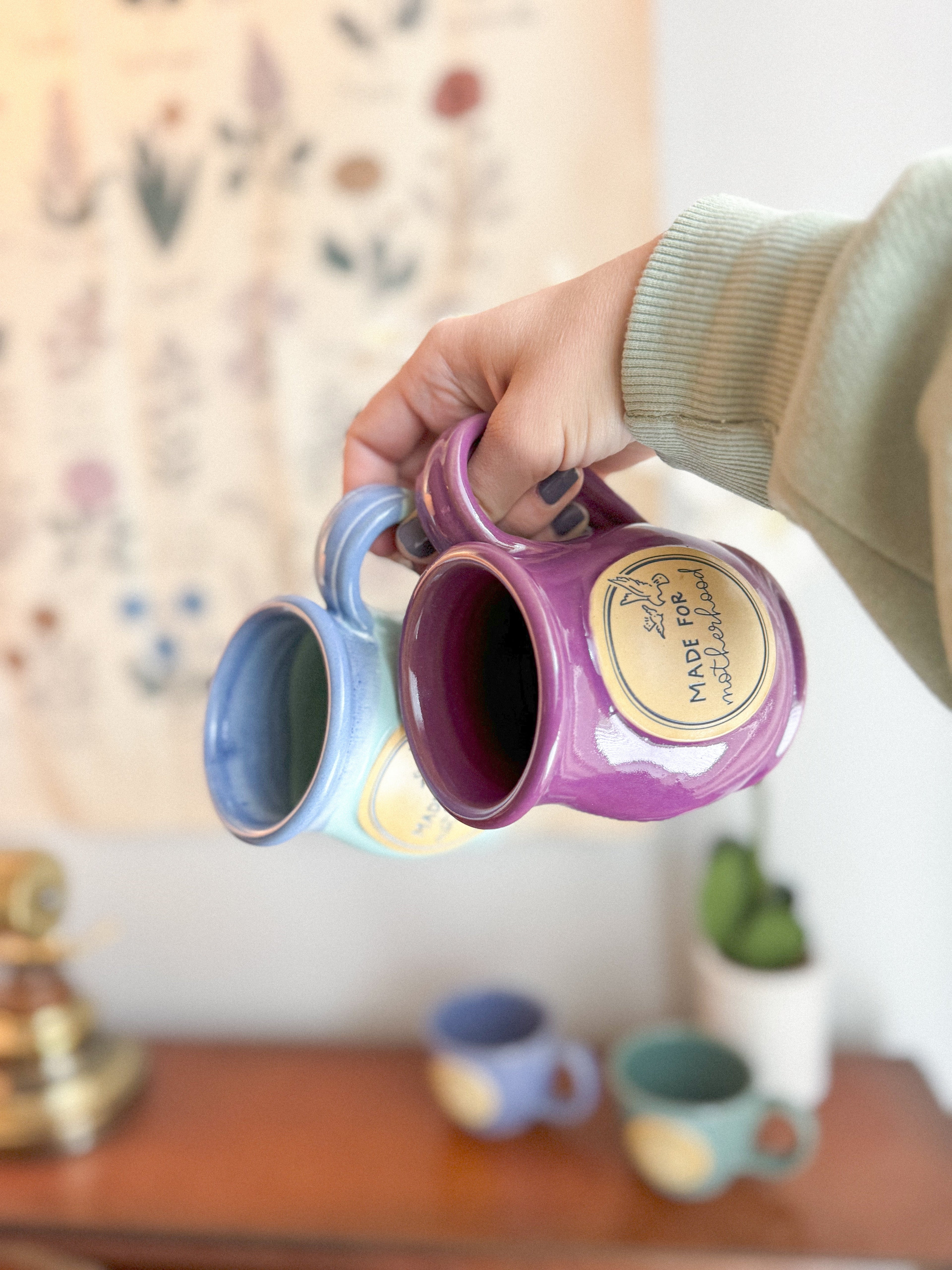 Made For Motherhood | Lilac 11oz Handmade Mug