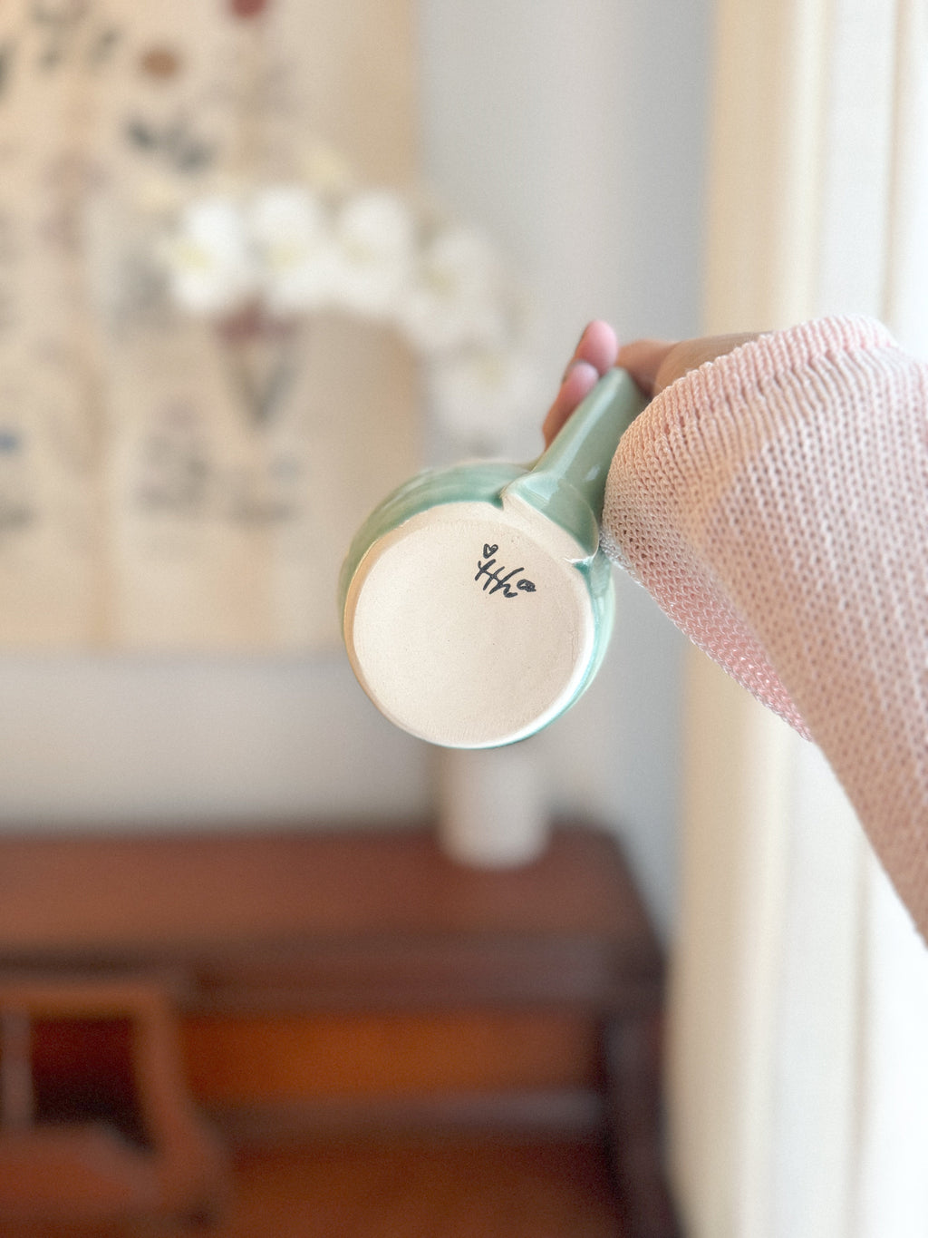 Beautiful Day | Teal 15oz Handmade Mug