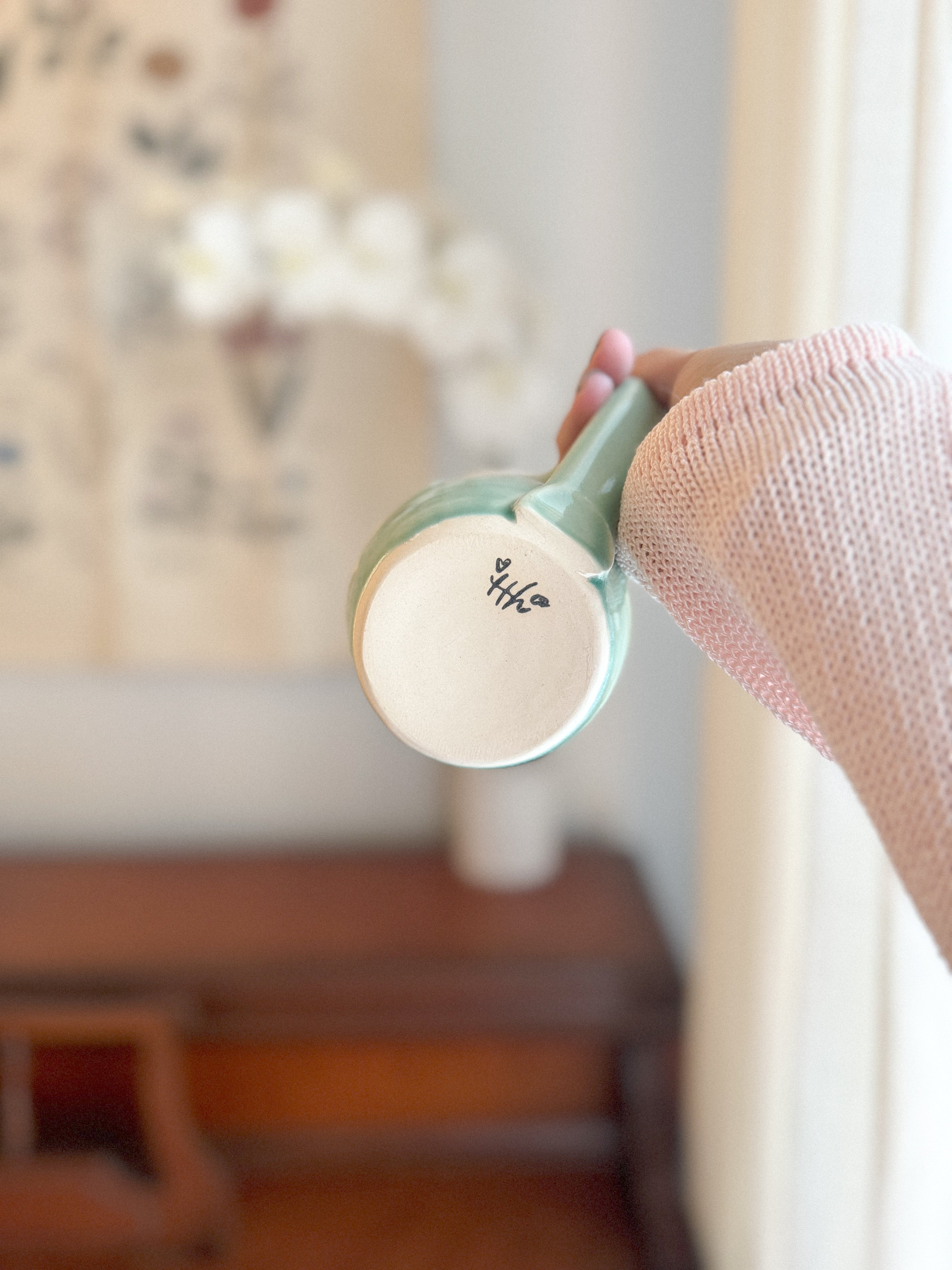 Beautiful Day | Teal 15oz Handmade Mug