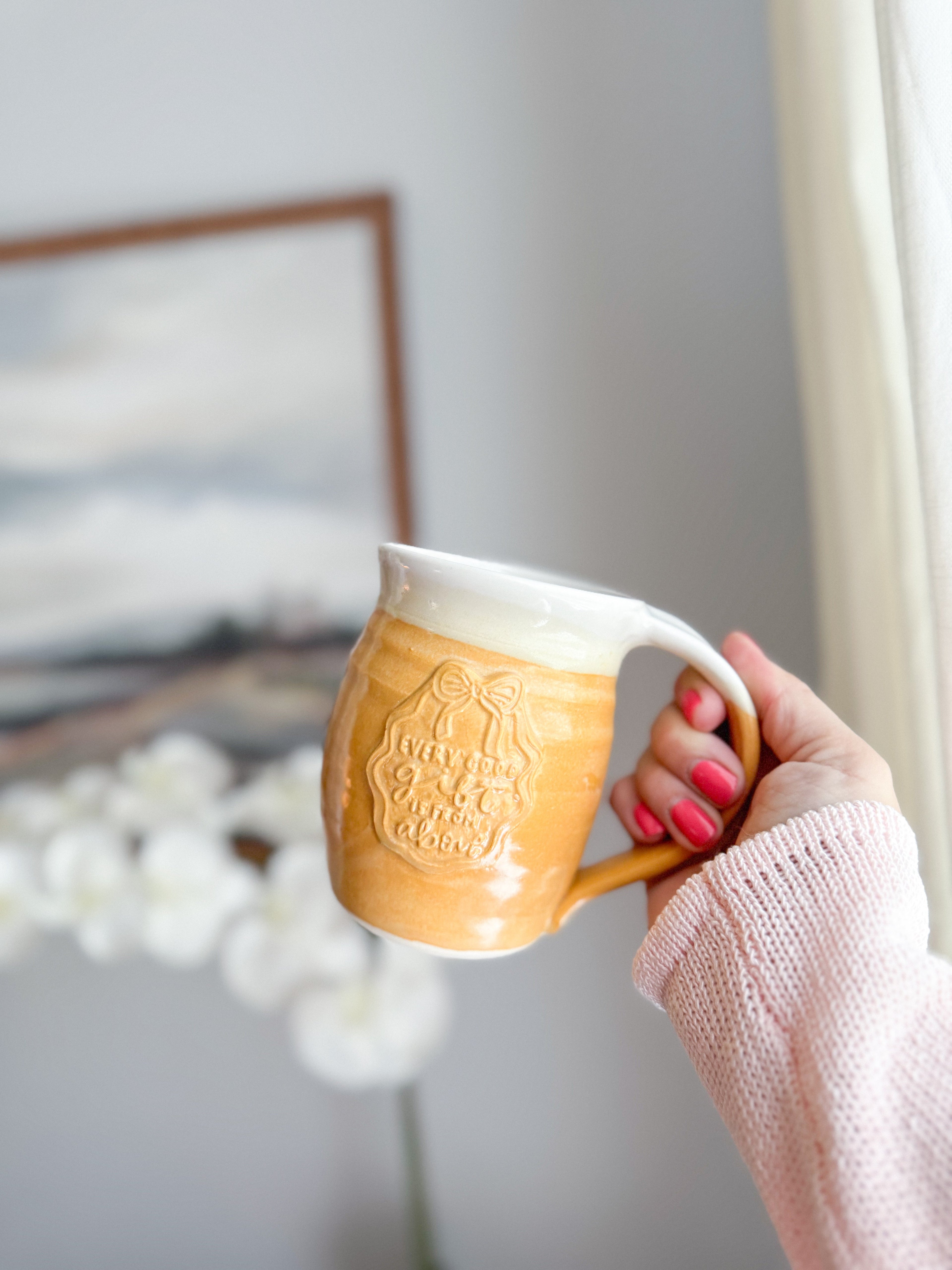 Gift | Golden 15oz Handmade Mug