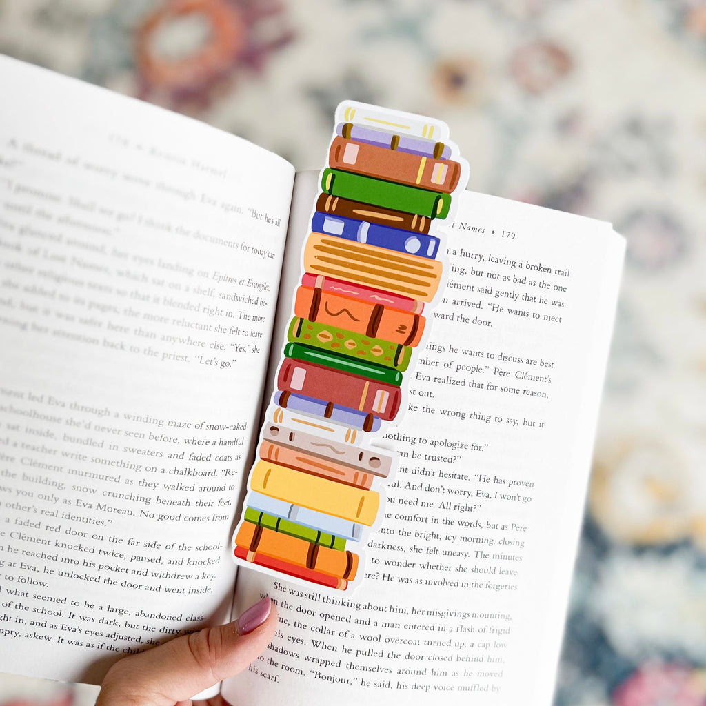 Book Stack Bookmark