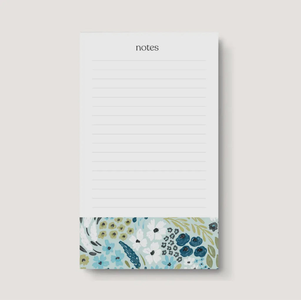 Waterfall Floral Notepad 4x6